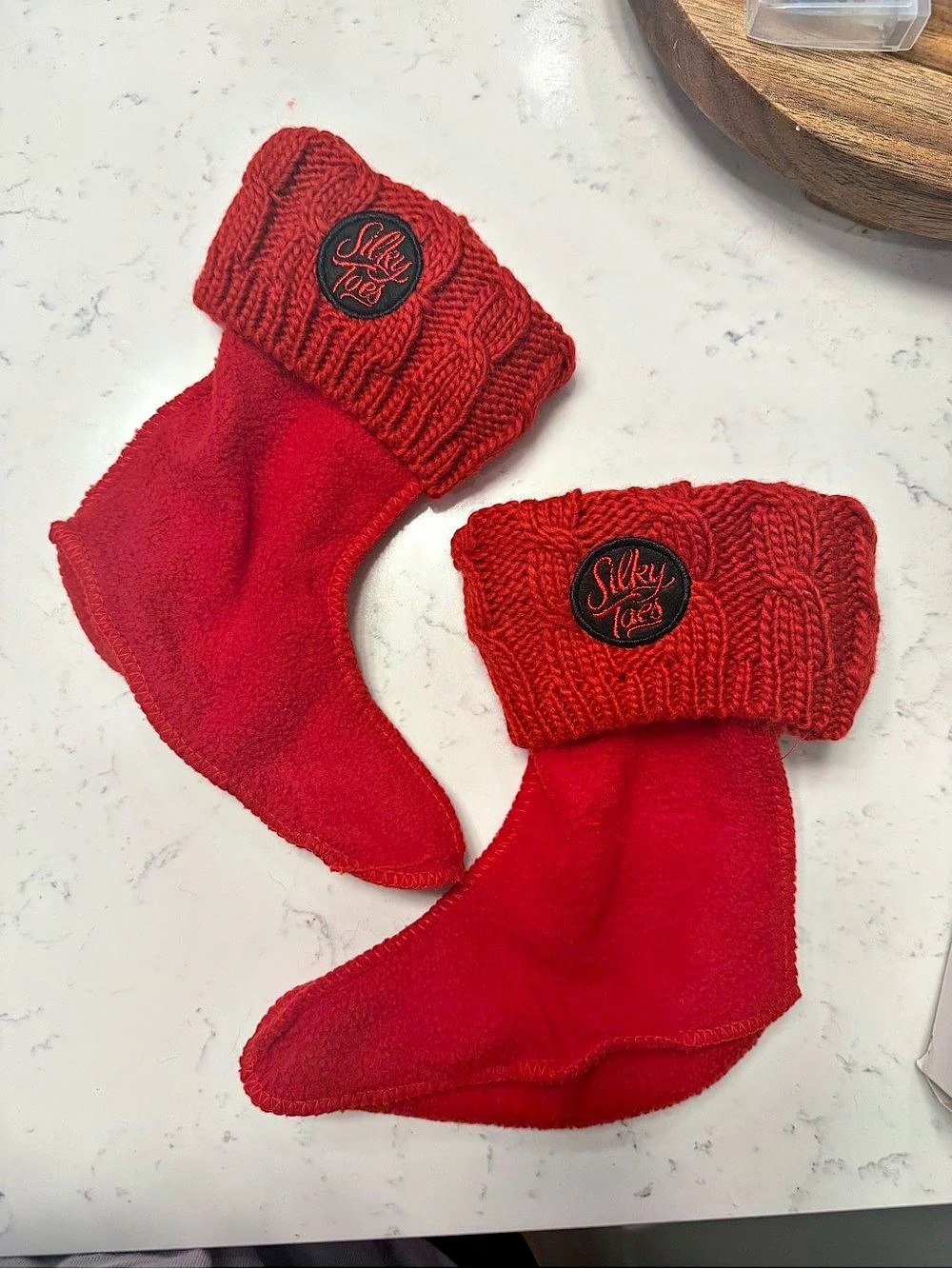Silky Toes 372005 Red Slipper Socks Girls Small NWT